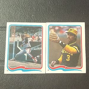 1985 Star Stickers Fleer 2 pack Tom Seaver & Johnny Ray Baseball cards stickers